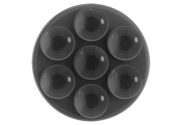 Popsockets MagSafe Circle Suck-Up Grip and Stand - Translucent Black