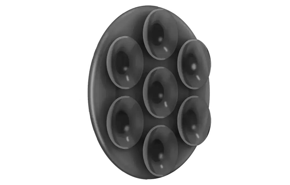 Popsockets MagSafe Circle Suck-Up Magnetic Grip and Stand - Translucent Black