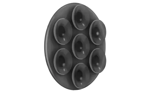 Popsockets MagSafe Circle Suck-Up Magnetic Grip and Stand - Translucent Black