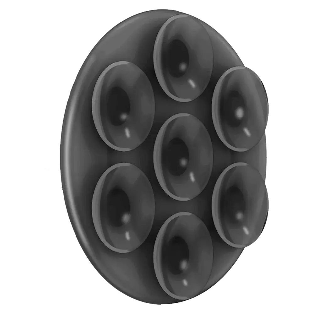 Popsockets MagSafe Circle Suck-Up Magnetic Grip and Stand - Translucent Black