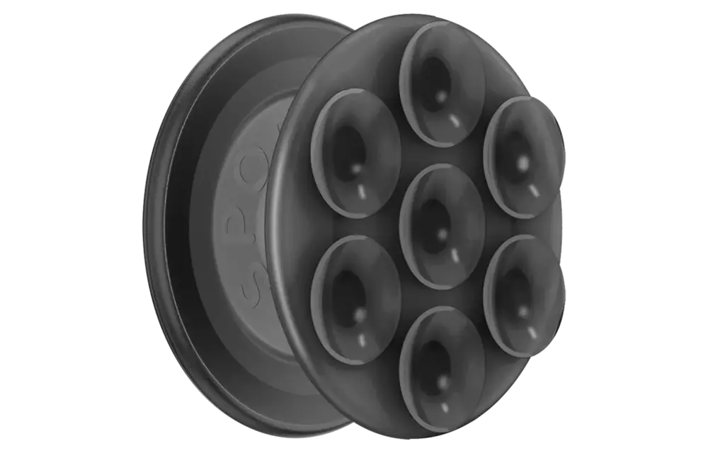 Popsockets MagSafe Circle Suck-Up Magnetic Grip and Stand - Translucent Black