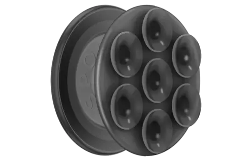 Popsockets MagSafe Circle Suck-Up Magnetic Grip and Stand - Translucent Black