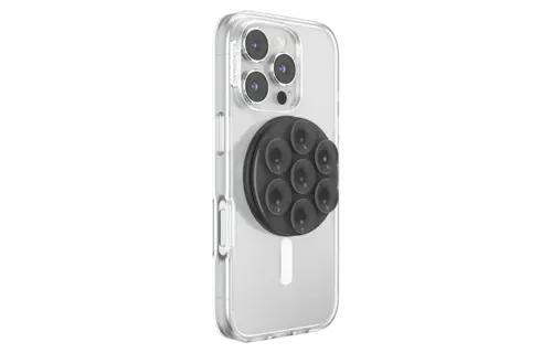 Popsockets MagSafe Circle Suck-Up Magnetic Grip and Stand - Translucent Black