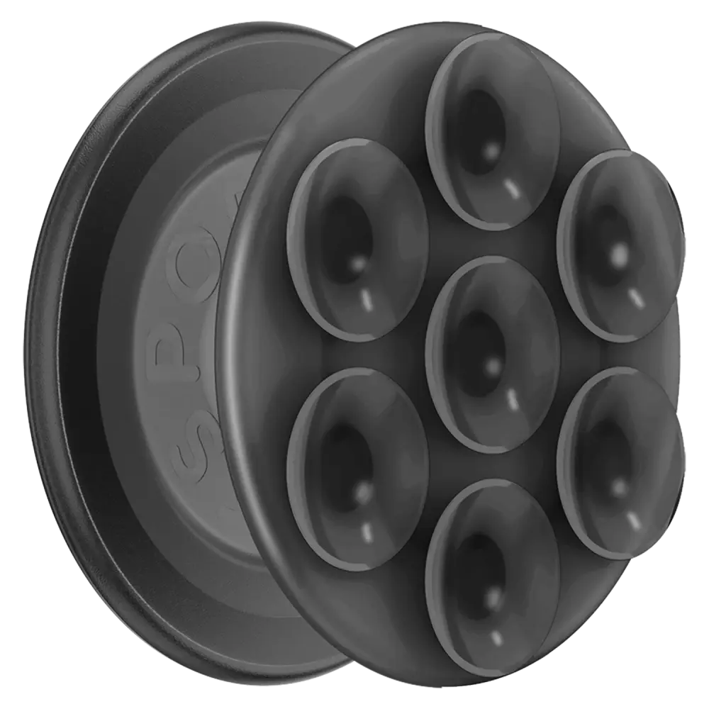 Popsockets MagSafe Circle Suck-Up Magnetic Grip and Stand - Translucent Black