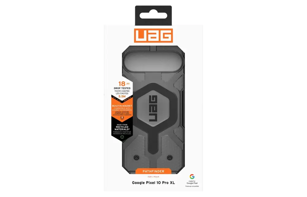 UAG Pathfinder Clear Case with Magnet for Google Pixel 10 Pro XL - Ash and Black