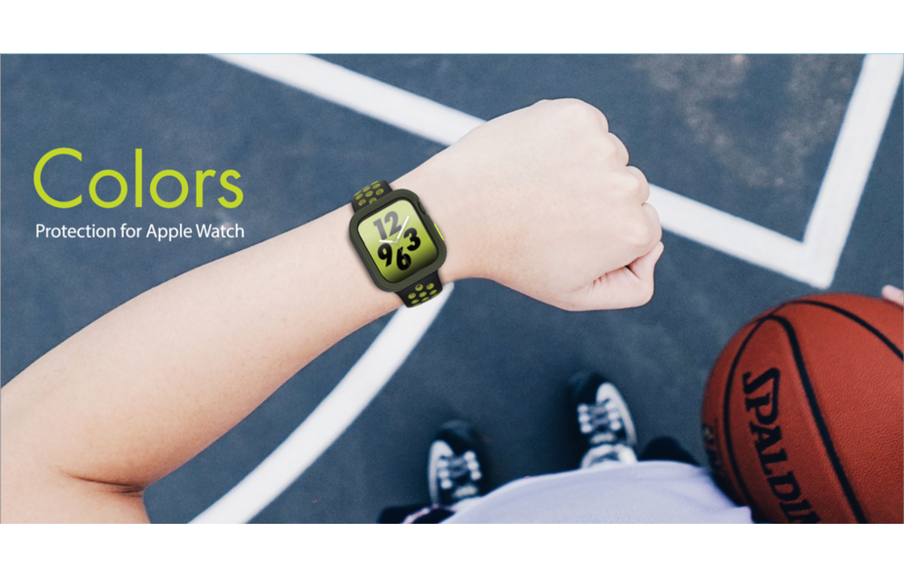 SwitchEasy Colors Case for Apple Watch 4/5 and SE 44 mm - Army green