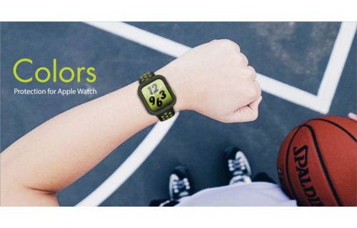 SwitchEasy Colors Case for Apple Watch 4/5 and SE 44 mm - Army green