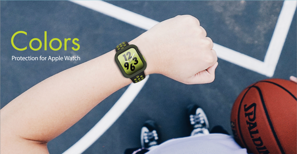 SwitchEasy Colors Case for Apple Watch 4/5 and SE 44 mm - Army green