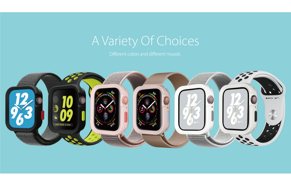 SwitchEasy Colors Case for Apple Watch 4/5 and SE 44 mm - Army green