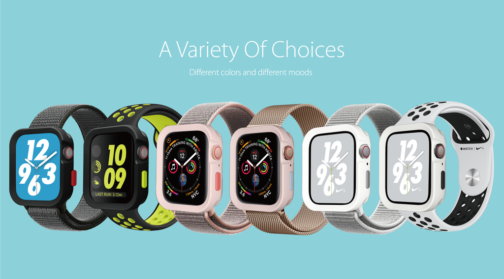 SwitchEasy Colors Case for Apple Watch 4/5 and SE 44 mm - Army green