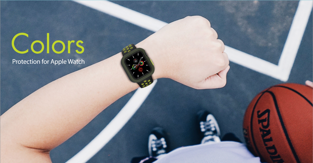 SwitchEasy Colors Case for Apple Watch 4/5 and SE 44 mm - Army green