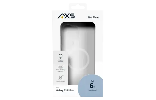 Axessorize Ultra Clear MagSafe Case for Samsung Galaxy S26 Ultra - Clear