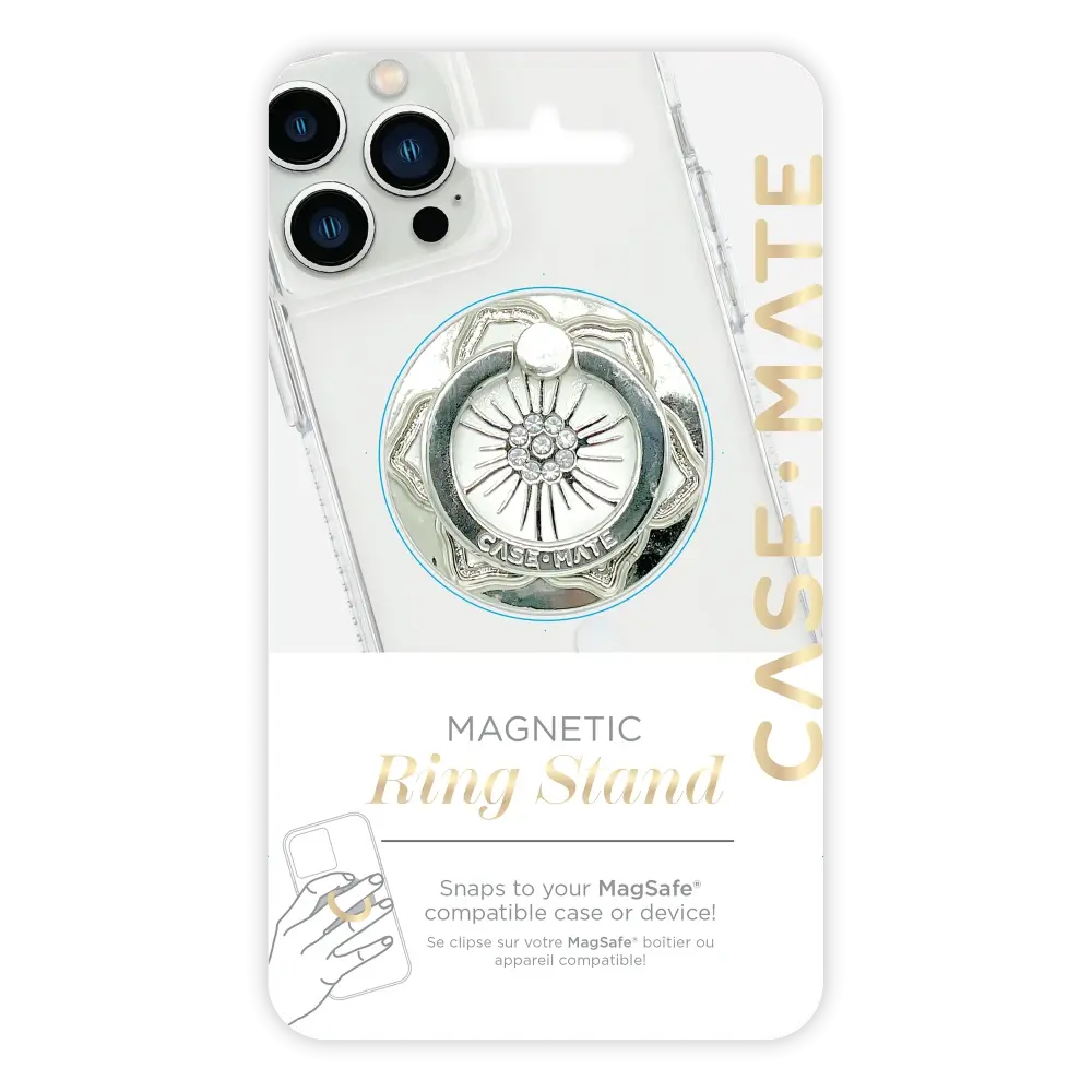 Case Mate Floral Gems Magnetic Ring Stand - Floral Gems