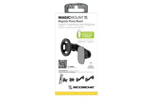 Scosche MagicMount MagSafe 5 in 1 Magnetic Phone Mount - Black