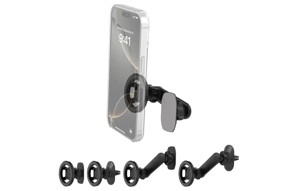 Scosche MagicMount MagSafe 5 in 1 Magnetic Phone Mount - Black