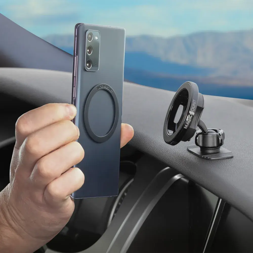 Scosche MagicMount MagSafe Dash/Vent Magnetic Phone Mount - Black