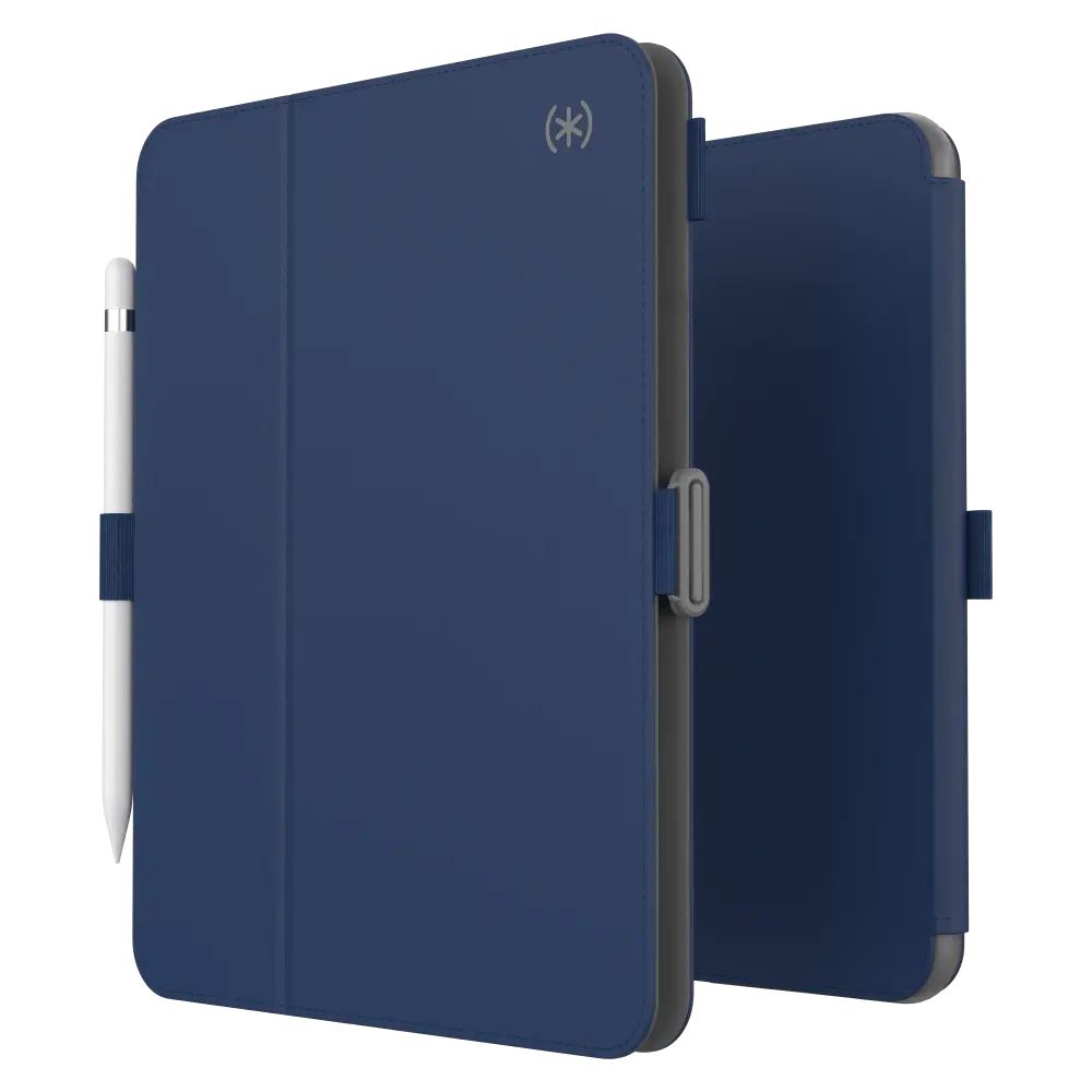 Speck Balance Folio Case for Apple iPad 10.9 (2022) / iPad 11th Gen (2025) - Arcadia Navy / Moody Grey