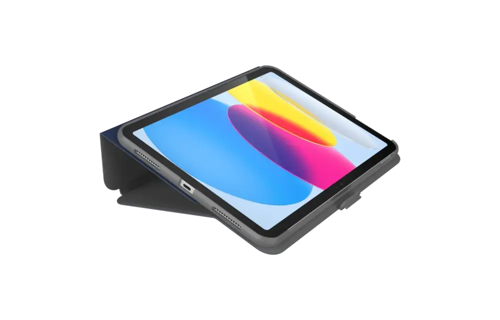 Speck Balance Folio Case for Apple iPad 10.9 (2022) / iPad 11th Gen (2025) - Arcadia Navy / Moody Grey