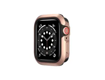SwitchEasy Odyssey Metail Case for Apple Watch Series 4/5/6 and SE 44 mm  - Space Rose Gold