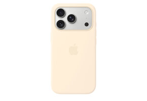 Apple iPhone 17 Pro Silicone Case with MagSafe – Vanilla