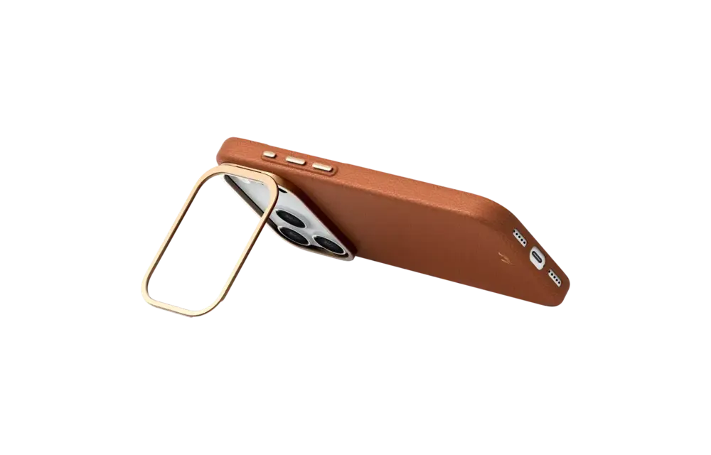 Laut Luxedge Leather MagSafe Case for Apple iPhone 17 Pro Max Luxe Brown