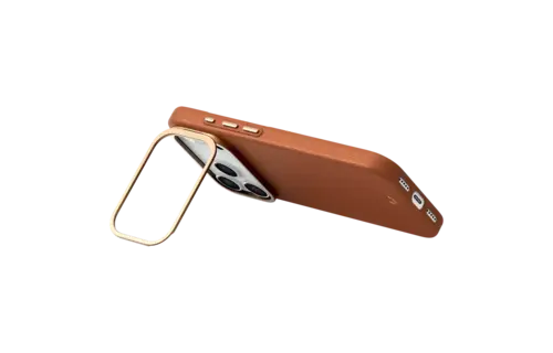 Laut Luxedge Leather MagSafe Case for Apple iPhone 17 Pro Max Luxe Brown