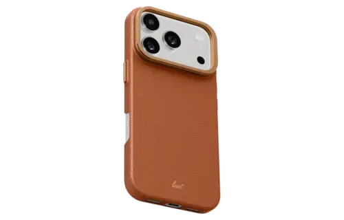 Laut Luxedge Leather MagSafe Case for Apple iPhone 17 Pro Max Luxe Brown