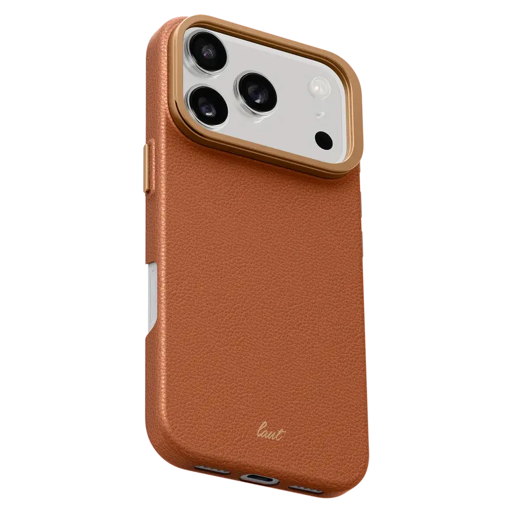 Laut Luxedge Leather MagSafe Case for Apple iPhone 17 Pro Max Luxe Brown