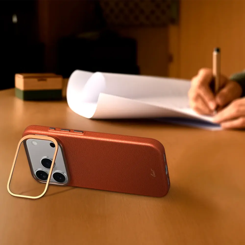 Laut Luxedge MagSafe Case for Apple iPhone 17 Pro Max Luxe Brown