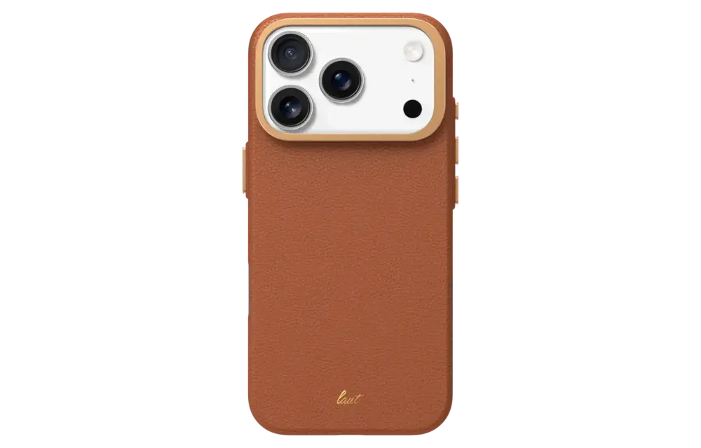 Laut Luxedge Leather MagSafe Case for Apple iPhone 17 Pro Max Luxe Brown