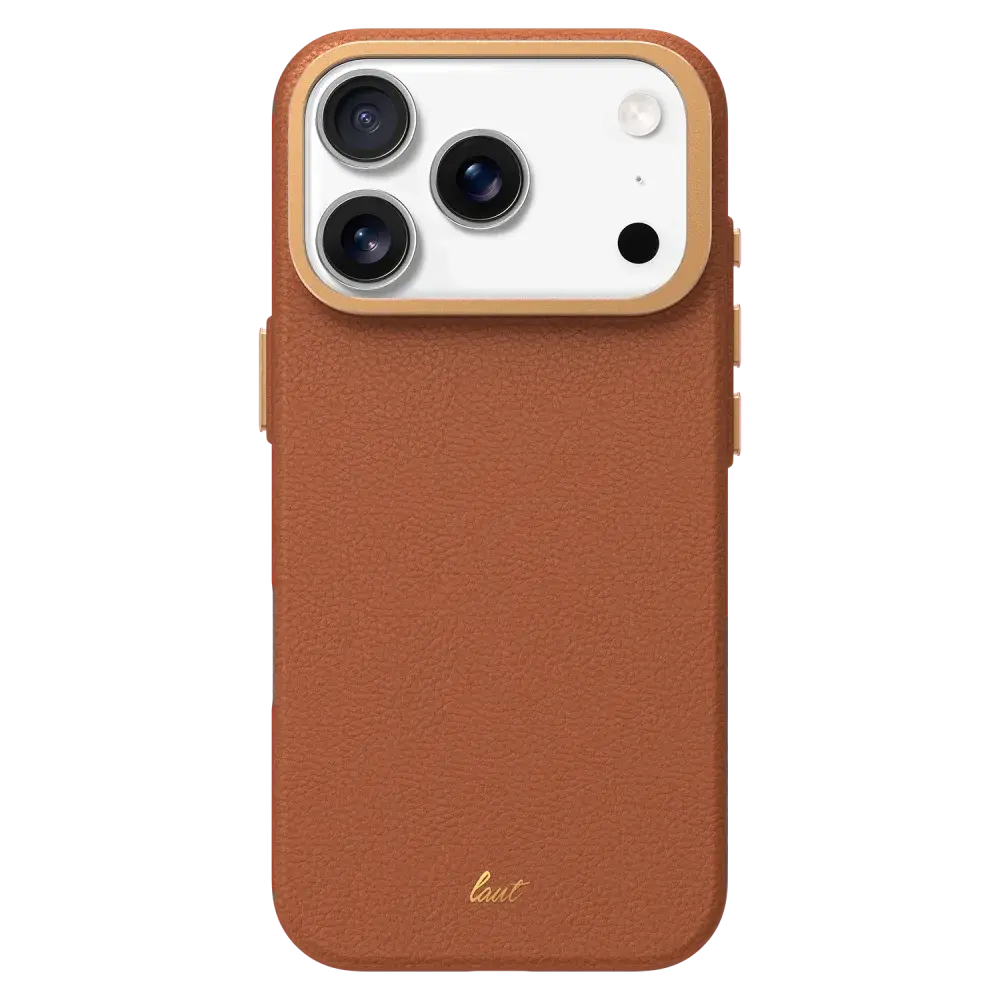 Laut Luxedge Leather MagSafe Case for Apple iPhone 17 Pro Max Luxe Brown
