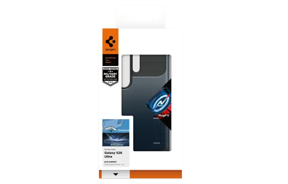 Spigen Slim Armor MagFit Case for Samsung Galaxy S26 Ultra - Metal Slate