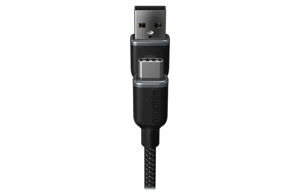Mophie USB A to USB C Cable 3ft - Black