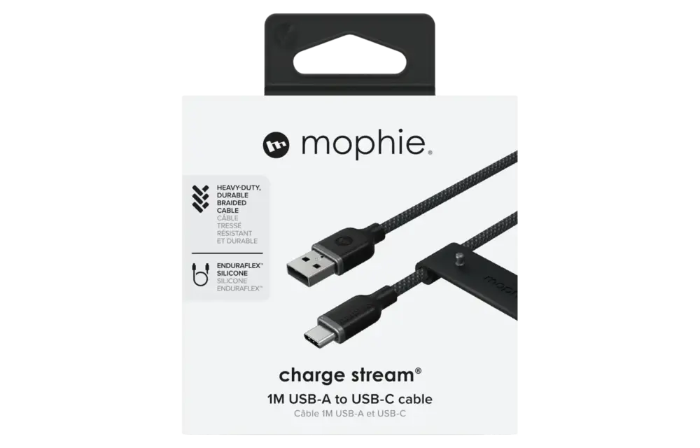 Mophie USB A to USB C Cable 3ft - Black
