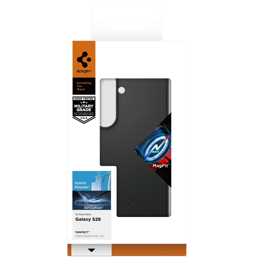 Spigen Thintect MagFit Case for Samsung Galaxy S26 - Black
