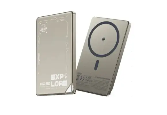 WiWU Ultra-Thin MagSafe Power Bank 15w, 5000mAh - Titanium Alloy