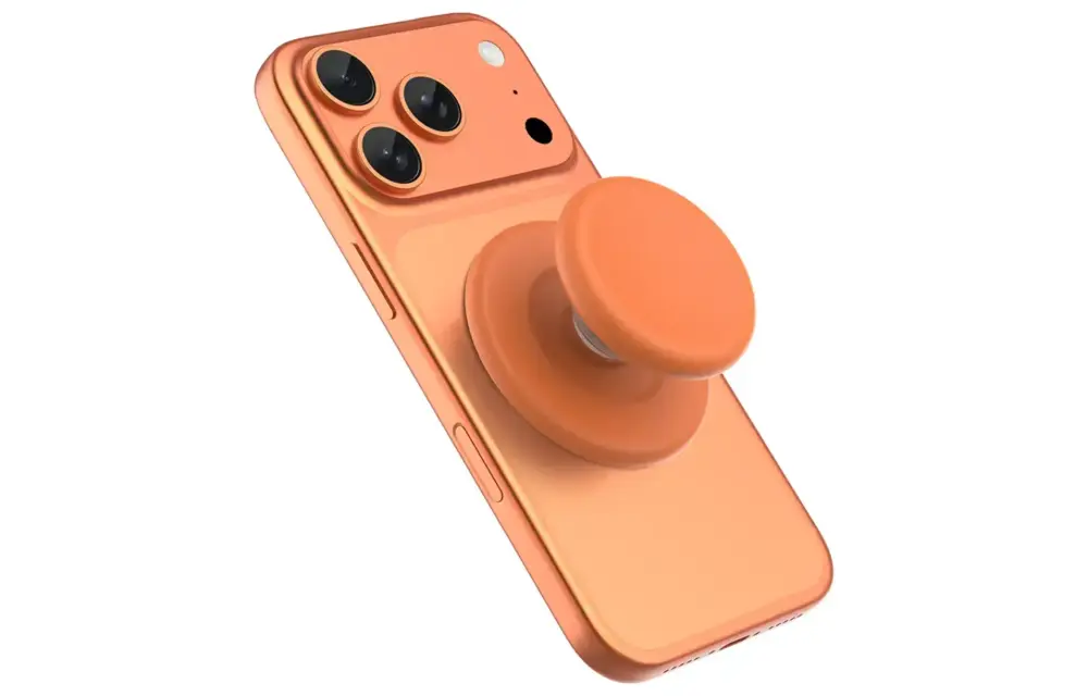 Green Lion Mag Pop Magnetic Phone Grip - Orange