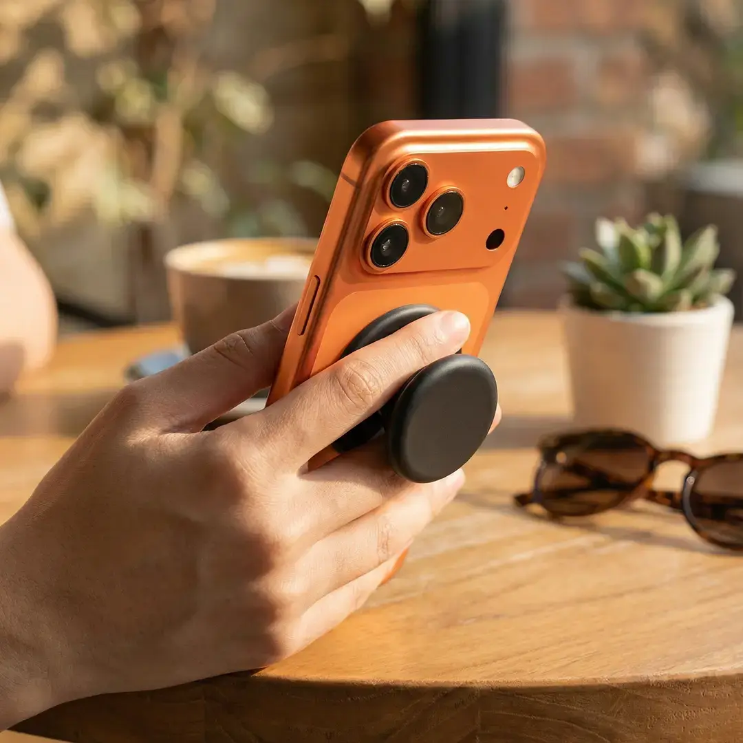 Green Lion Mag Pop Magnetic Phone Grip - Black