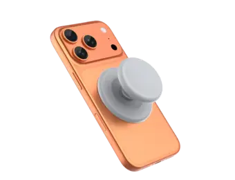 Green Lion Mag Pop Magnetic Phone Grip - Silver