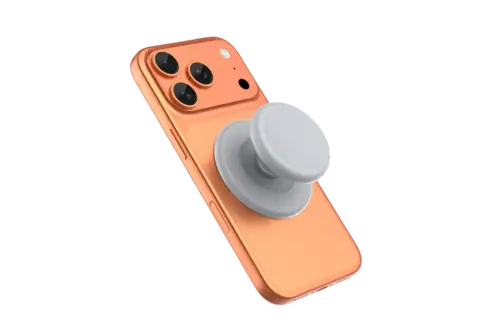 Green Lion Mag Pop Magnetic Phone Grip - Silver