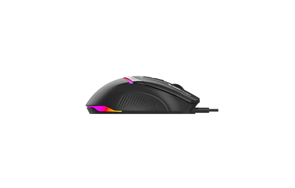 Porodo Gaming 8D RGB Wired Mouse DPI 7200  - Black