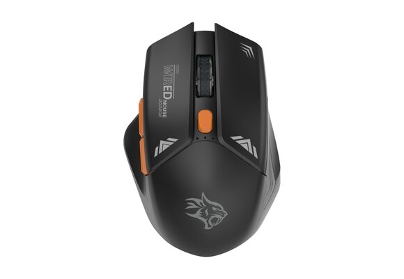 Porodo Gaming  Design 2in 1  Wireless Mouse 2.4g DPI 1600 - Black