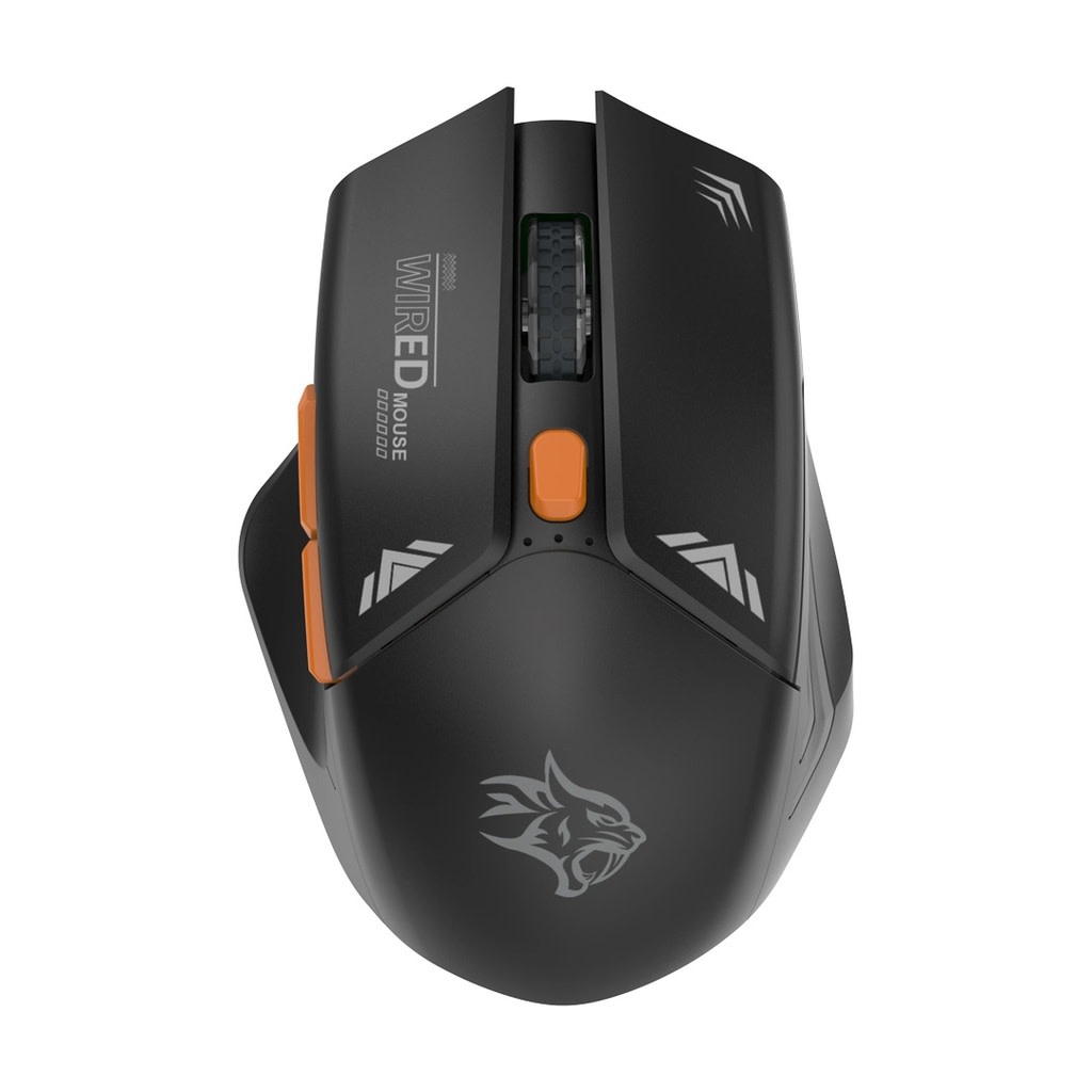 Porodo Gaming  Design 2in 1  Wireless Mouse 2.4g DPI 1600 - Black