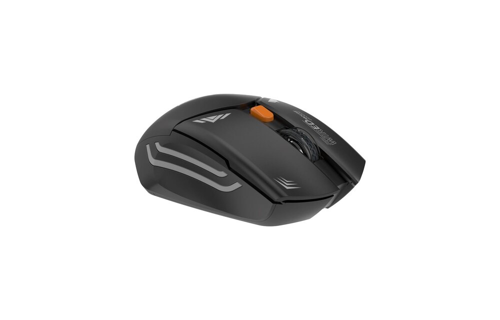 Porodo Gaming  Design 2in 1  Wireless Mouse 2.4g DPI 1600 - Black