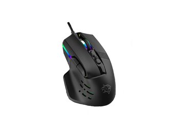 Porodo Gaming 9D Wired Mouse DPI 12800 with 13 Modes RGB Light  - Black