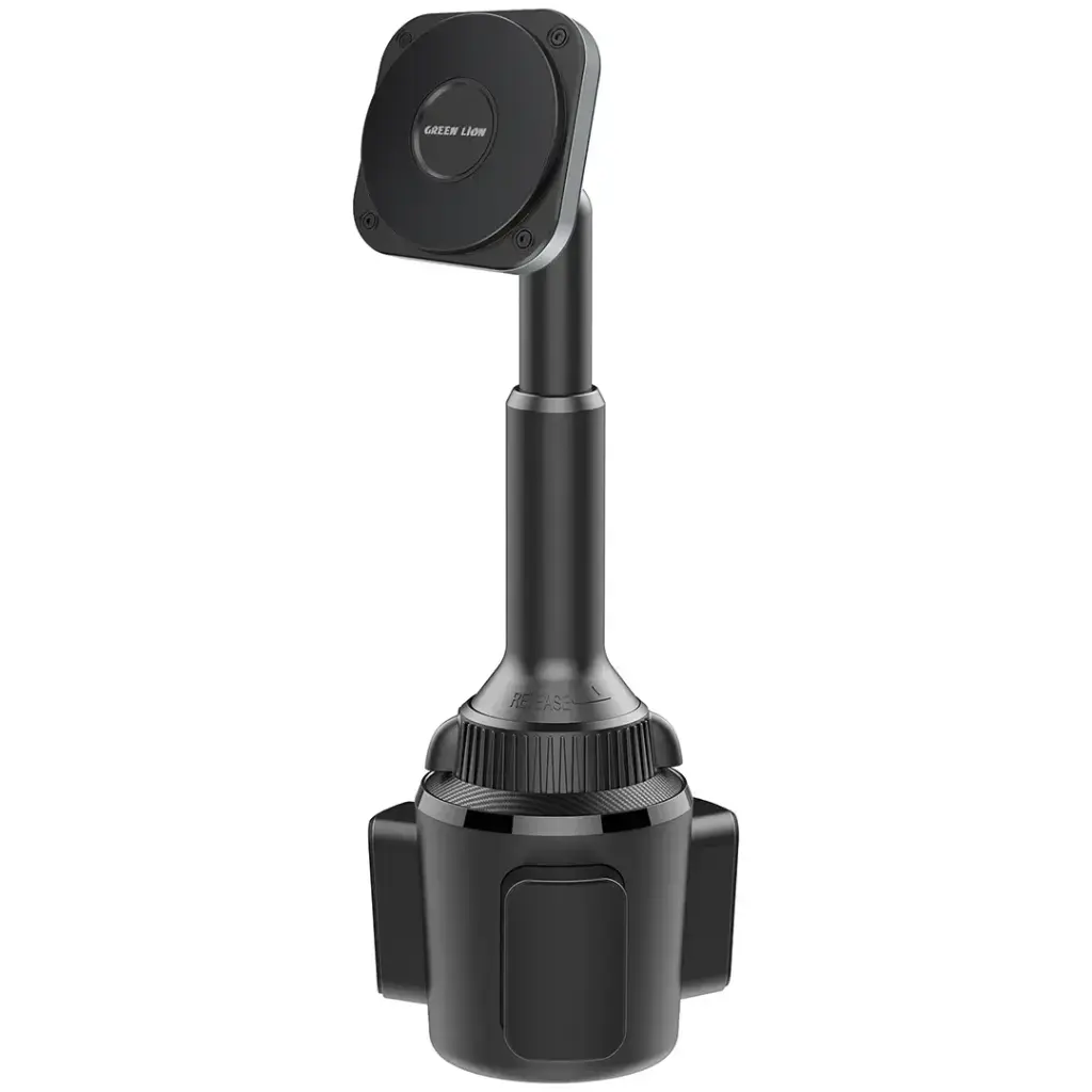 Green Lion MagSafe Cup Phone Holder 10.5" Extendable - Black
