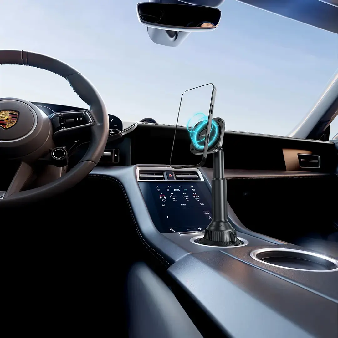 Green Lion GX-43 MagSafe Cup Phone Holder - Black