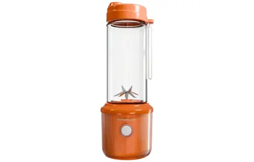 Powerology Press & Refresh Portable Blender 450ml 2500mAh 126W With 6 Blades - Orange