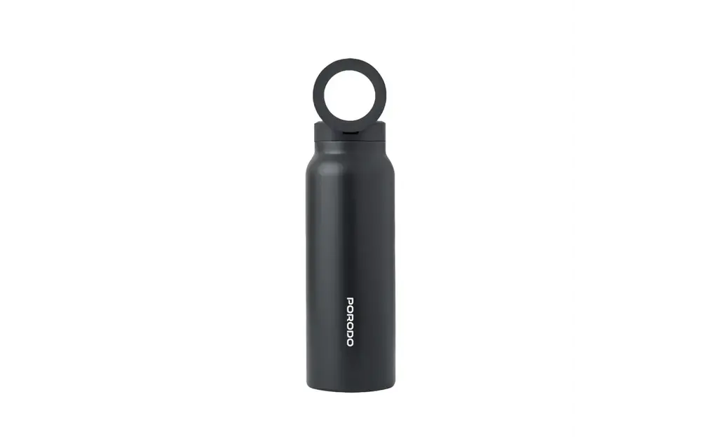 Porodo Lifestyle Magnetic Mount Water Bottle 32oz - Black