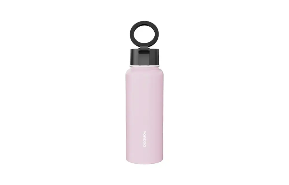 Porodo Lifestyle Magnetic Mount Water Bottle 32oz - Pink